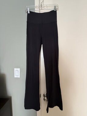 lululemon athletica Black High-Rise Flare Yoga Pants
